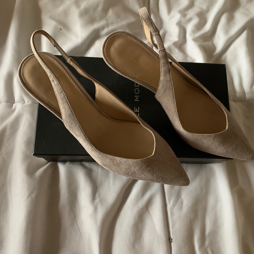Pelle Moda Kitten Heel Mule